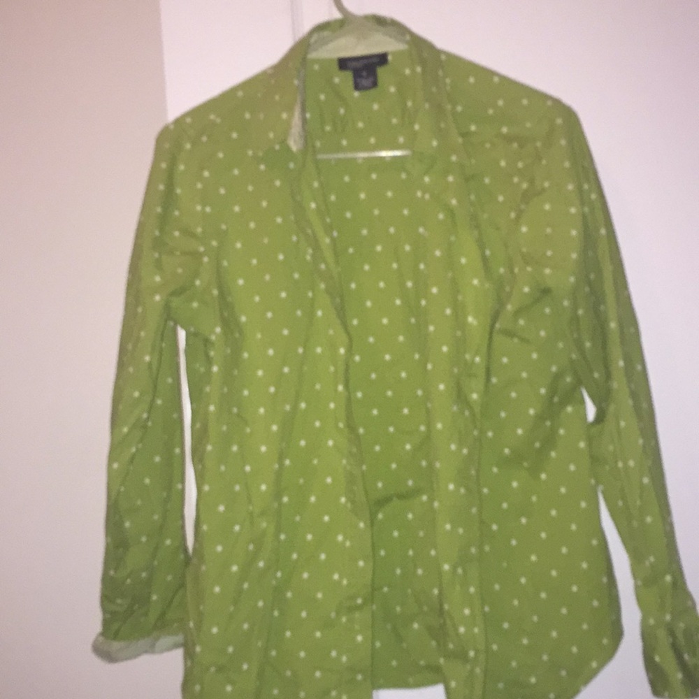 Green dress shirt